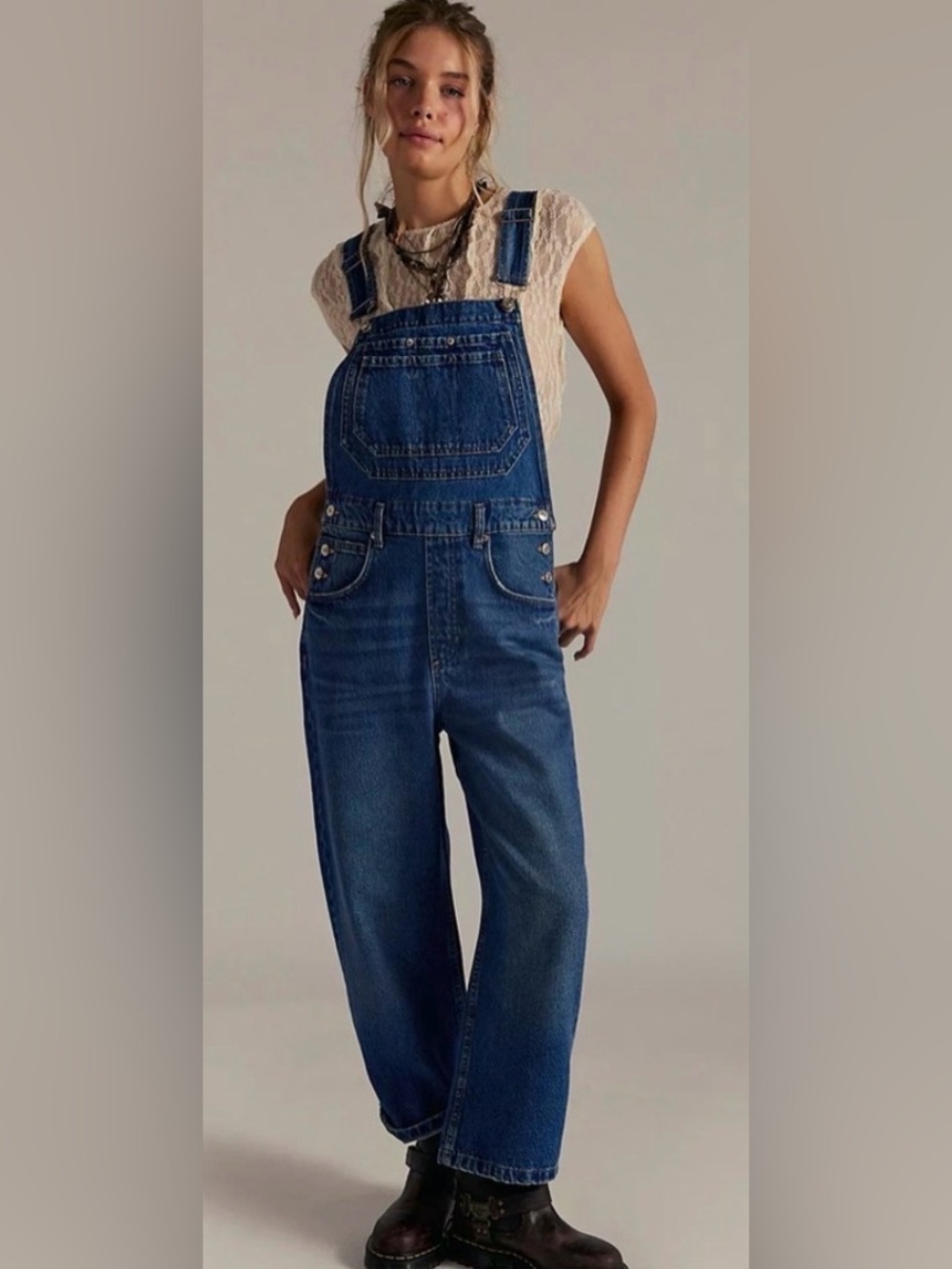 Free People We The Free Deep Trance Overalls - Reverie - XS